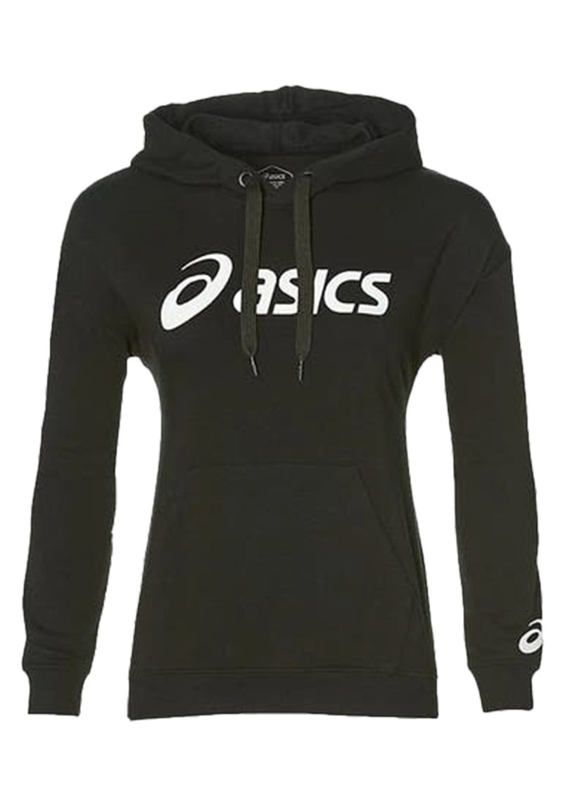 2032b755002womensascisfleecehoodieblack