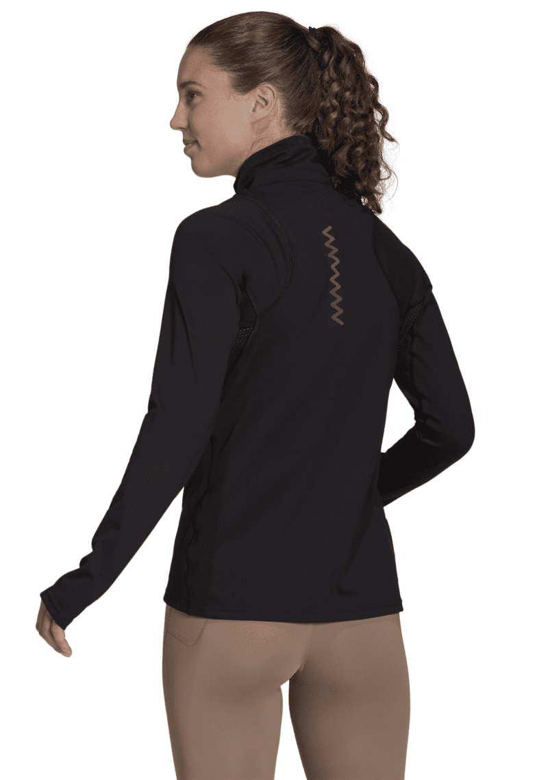 ADIDASWOMENSRUNFASTHALF ZIPLONGSLEEVESWEATSHIRTHB9223HOLIDAYSALE 2