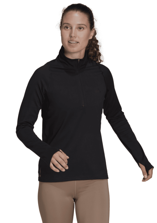 ADIDASWOMENSRUNFASTHALF ZIPLONGSLEEVESWEATSHIRTHB9223SHOPIFY 8