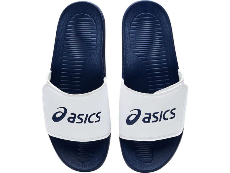 ASICSUNISEXADJUSTABLESLIDESAS002WHITE INDIGO1173A0051004