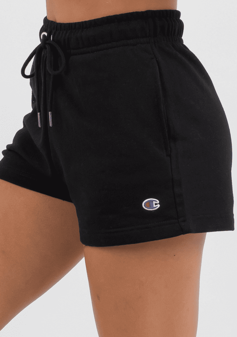 CHAMPIONWOMENSFRENCHTERRYHIGHWAISTEDSHORTCT73NBLKSHOPIFY 1