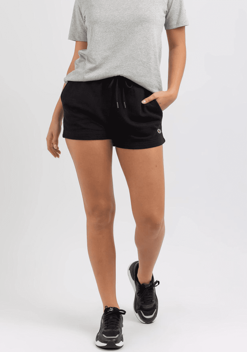 CHAMPIONWOMENSFRENCHTERRYHIGHWAISTEDSHORTCT73NBLKSHOPIFY 3