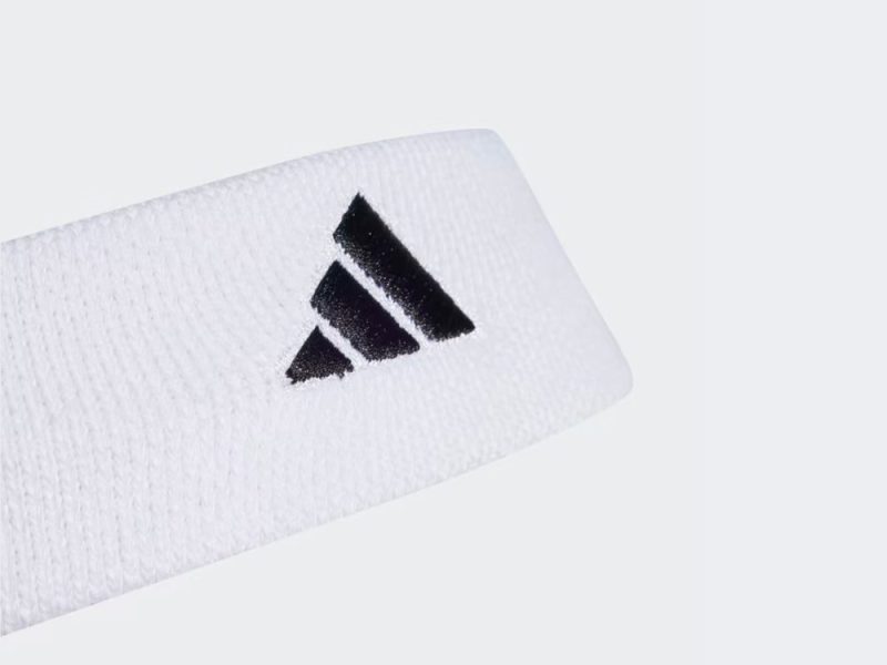 HT3908 0000s 0000 Tennis Headband White HT3908 42 detail