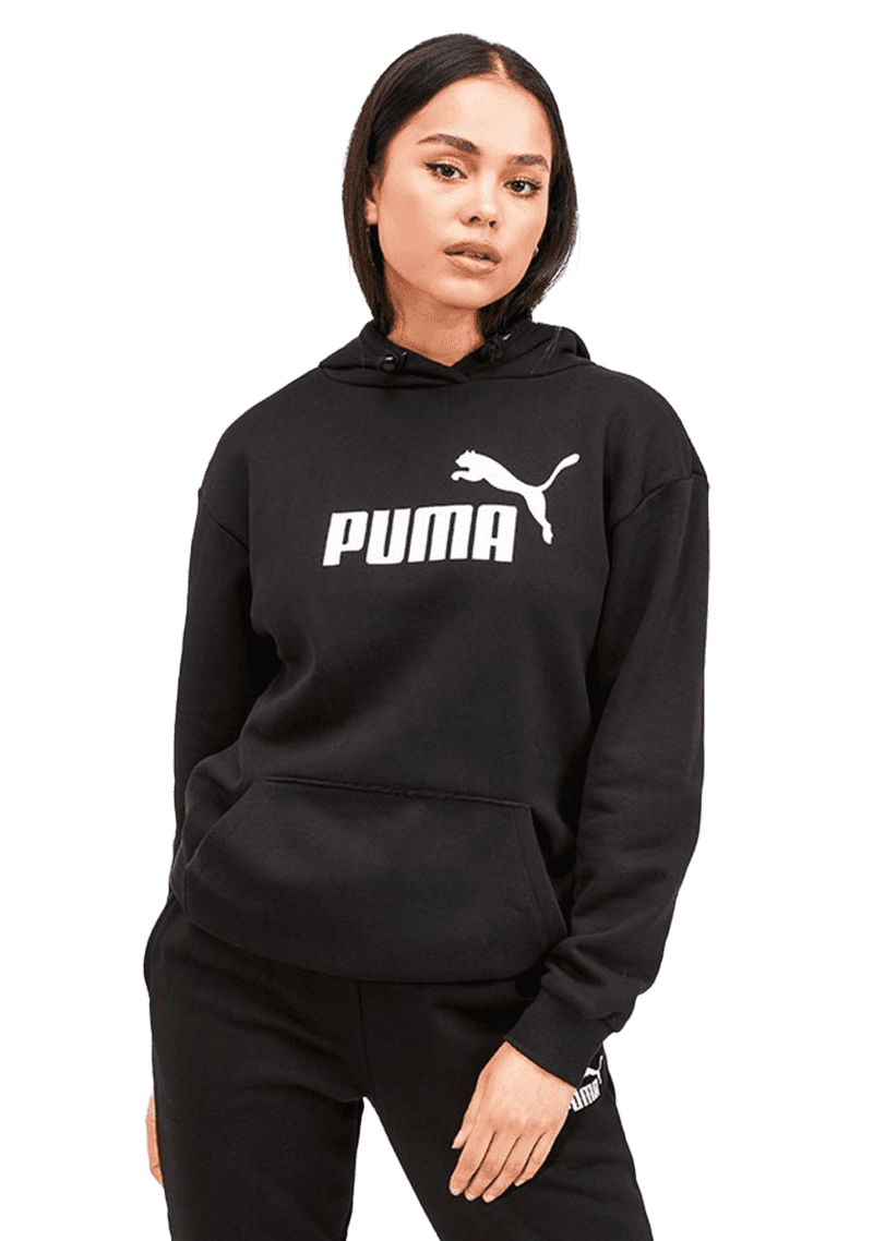 PUMAWOMENSESSENTIALS ELONGATEDHOODIE58365301