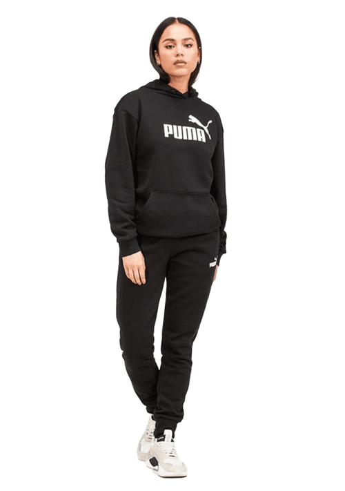 PUMAWOMENSESSENTIALS ELONGATEDHOODIE58365301 1