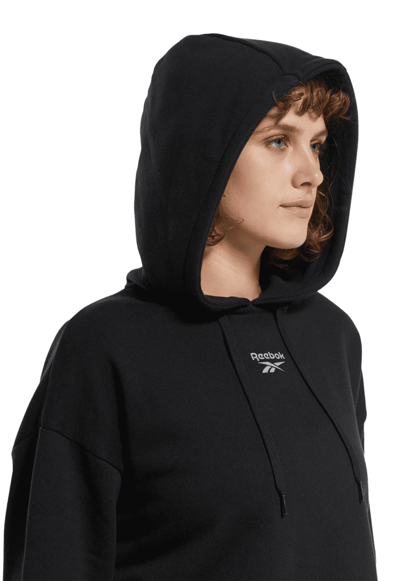 REEBOKWOMENSCLASSICSMALLLOGOHOODIEGH40385