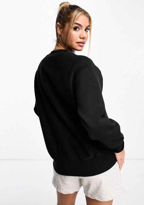 SHOPIFY 0000 CHAMPION WOMENS BLACK SCRIPT CREW