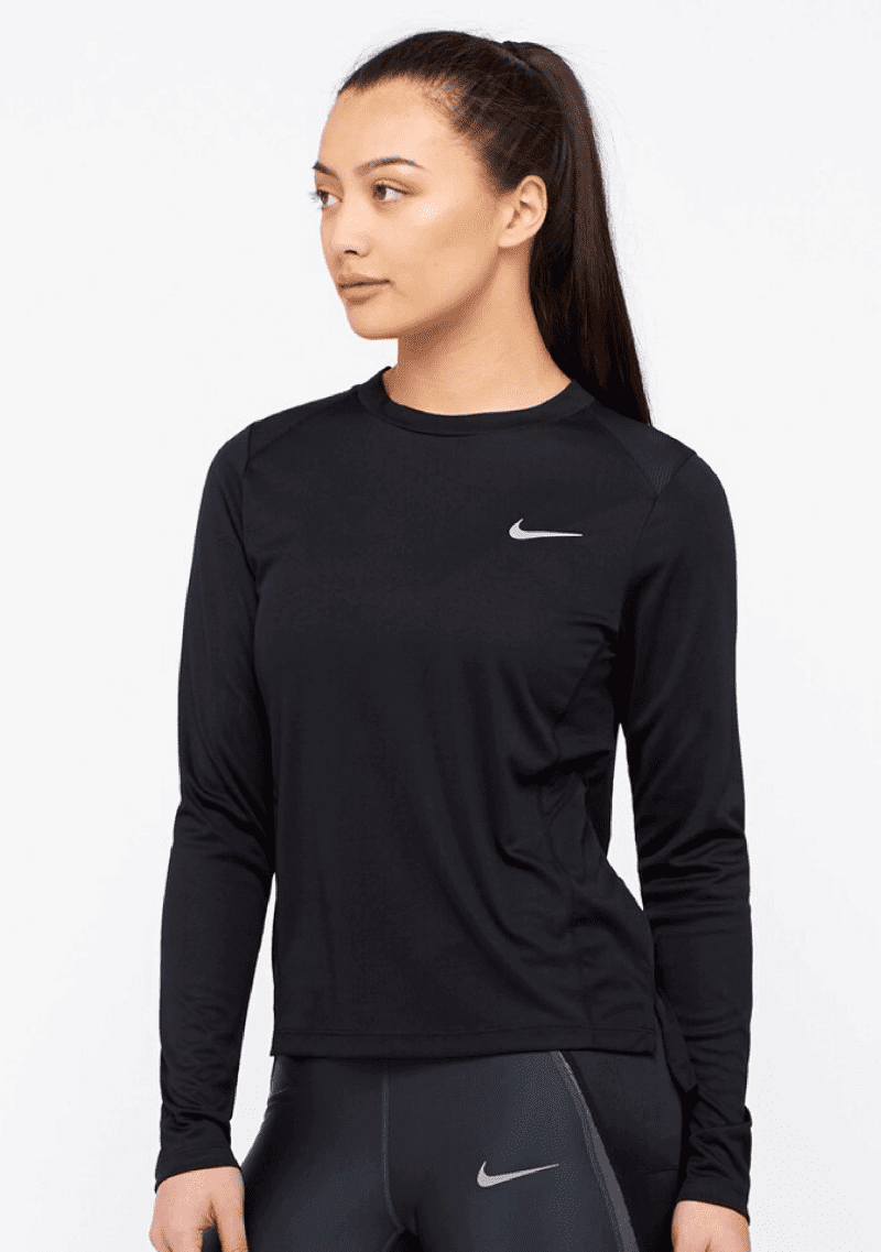 SHOPIFY 0001 NIKE WOMENS DRI FIT MILLER LS TOP AT4192 010 2