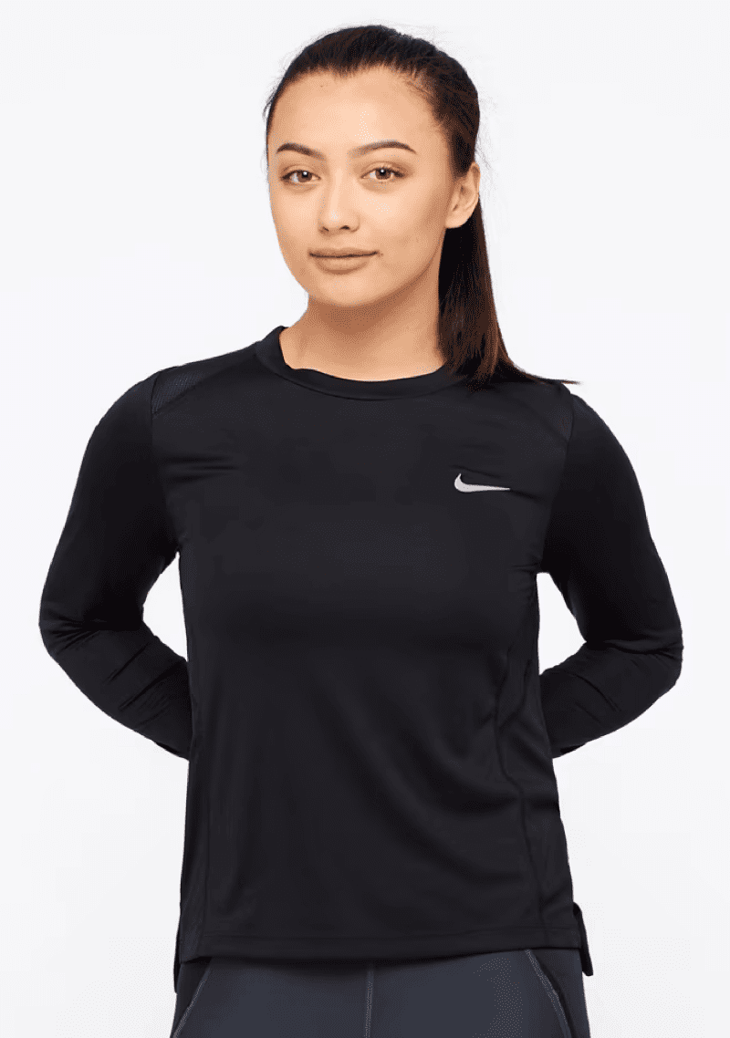 SHOPIFY 0002 NIKE WOMENS DRI FIT MILLER LS TOP AT4192 010 3