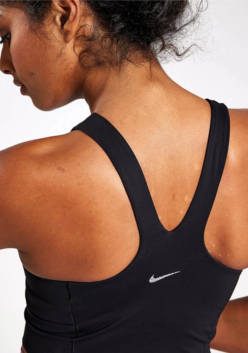 SHOPIFY 0006 Nike Yoga Dri Fit Cropped Luxe Tank dq6032 010 Black 0052