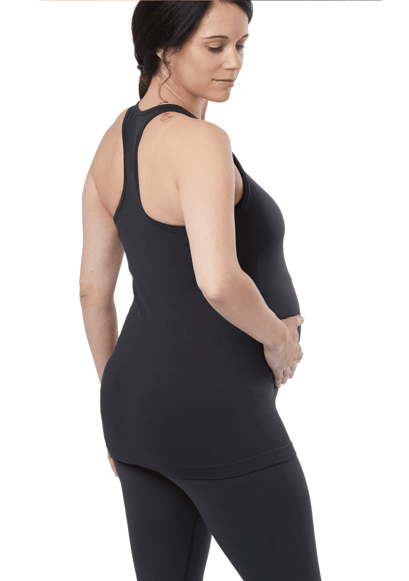 Seamless Maternity Tank Top Black EB8122 EB8122 03 standard hover